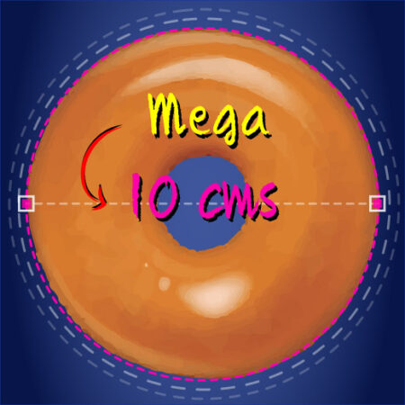 Mega 10 cms - Customized Donuts