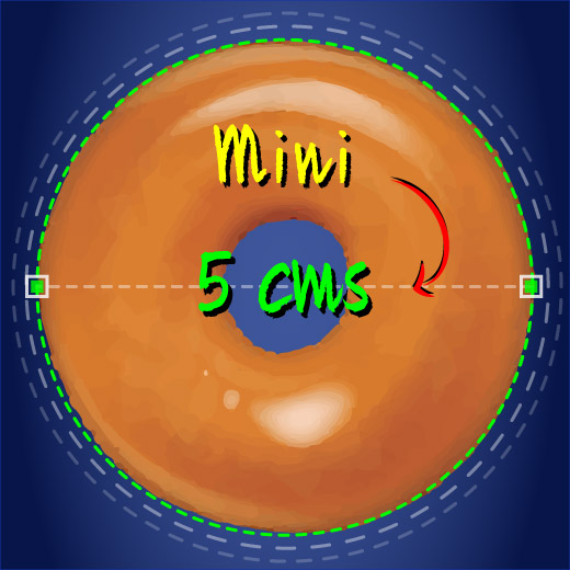 Mini 5 cms - Classic Donuts